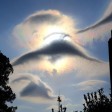 Happy Alien in the Clouds